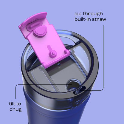 bubba 32 oz DualSip Insulated Stainless Steel Water Bottle - Ocean Energy - US 2894