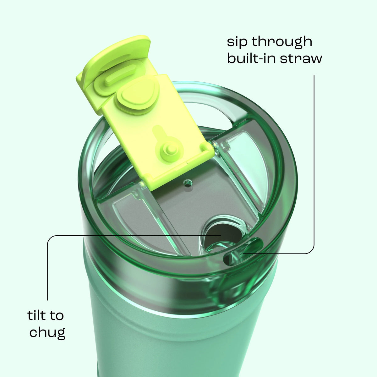 bubba 24 oz DualSip Insulated Stainless Steel Water Bottle - Tropical Eclipse - US 1882
