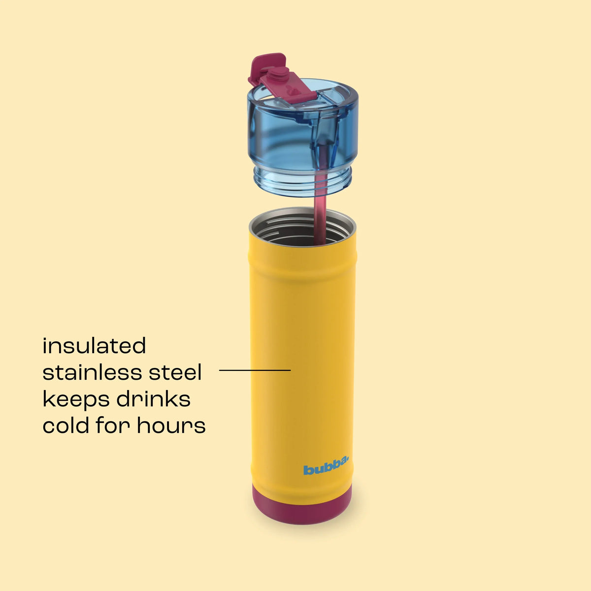 bubba 24 oz DualSip Insulated Stainless Steel Water Bottle - Spirit Week - US 6054
