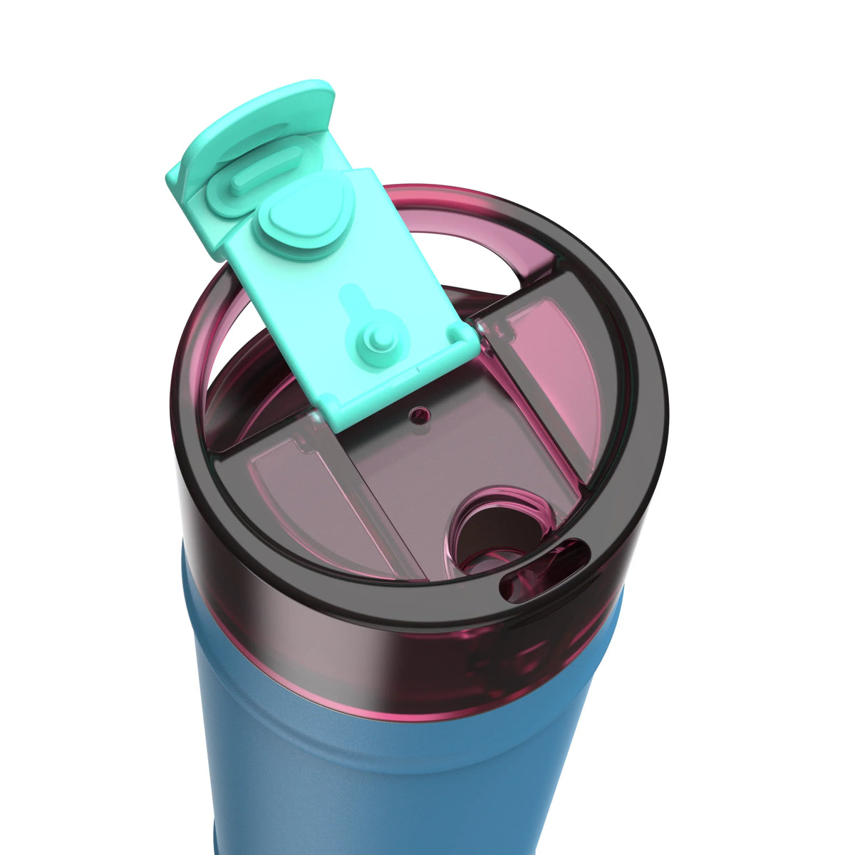 bubba 24 oz DualSip Insulated Stainless Steel Water Bottle - Blue Ribbon - US 7312