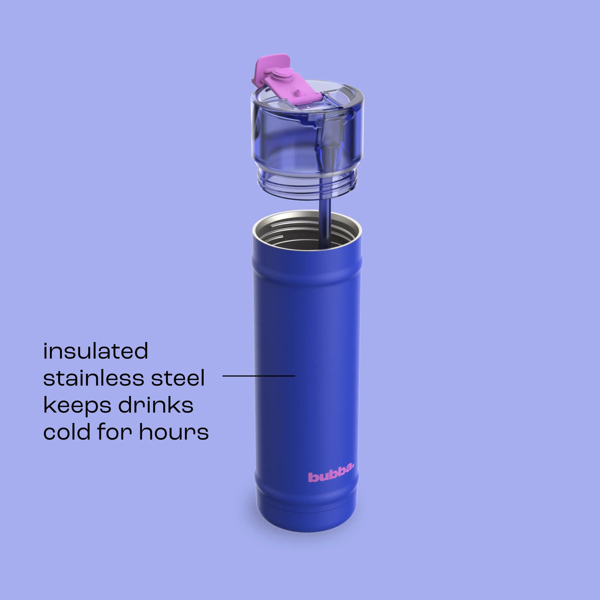bubba 24 oz DualSip Insulated Stainless Steel Water Bottle - Ocean Energy - US 2300
