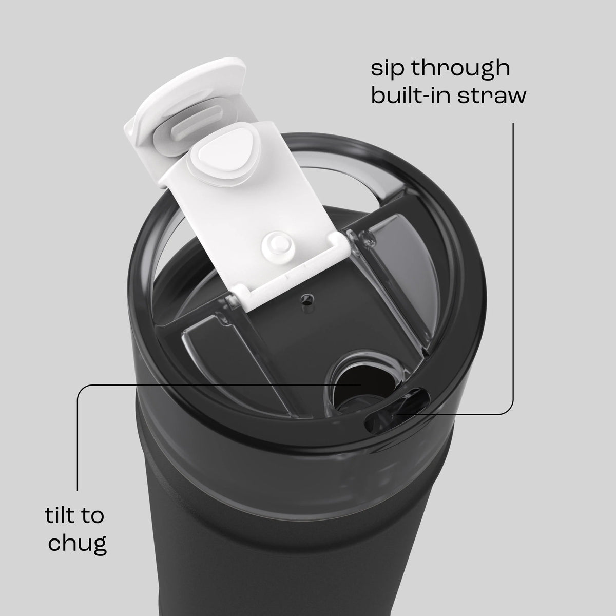 bubba 24 oz DualSip Insulated Stainless Steel Water Bottle - Office Siren - US 3701