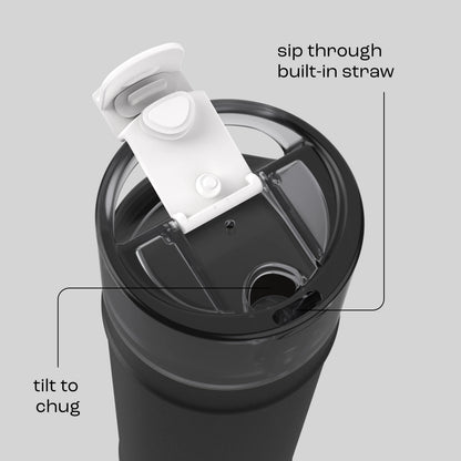 bubba 24 oz DualSip Insulated Stainless Steel Water Bottle - Office Siren - US 3701