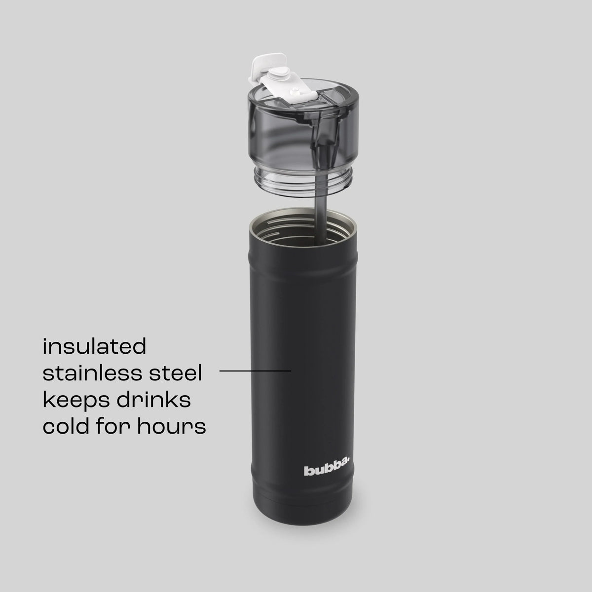 bubba 24 oz DualSip Insulated Stainless Steel Water Bottle - Office Siren - US 3701