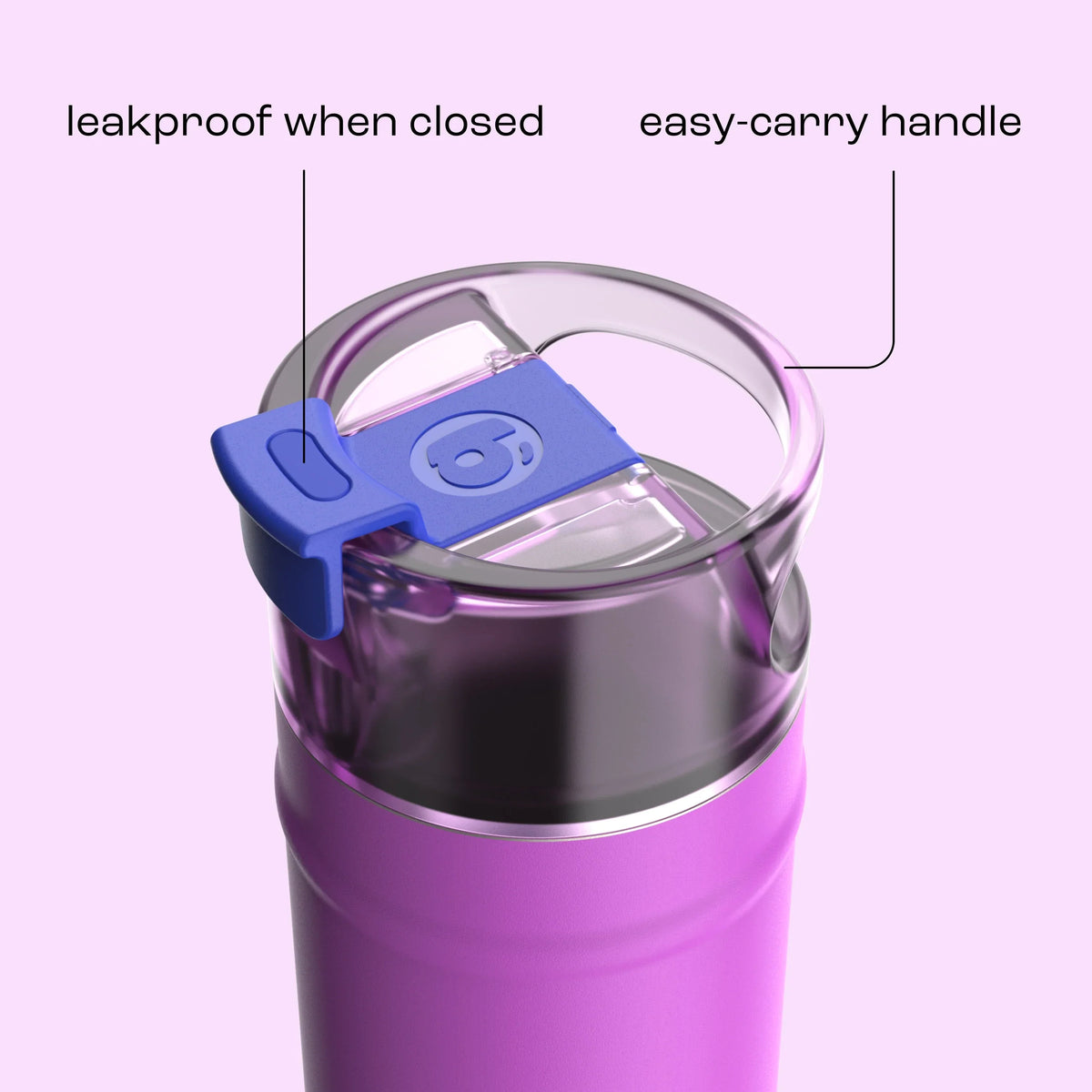 bubba 18 oz DualSip Insulated Stainless Steel Water Bottle - Mood Booster - US 2647