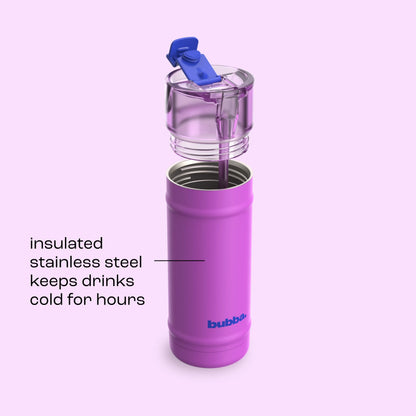 bubba 18 oz DualSip Insulated Stainless Steel Water Bottle - Mood Booster - US 2647