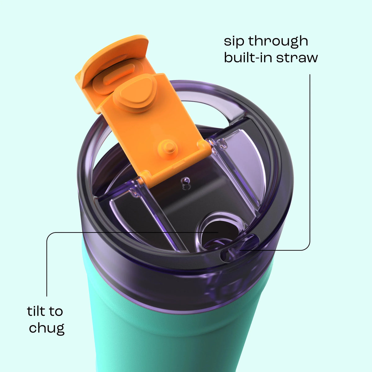 bubba 24 oz DualSip Insulated Stainless Steel Water Bottle -  Field Trip - US 7512