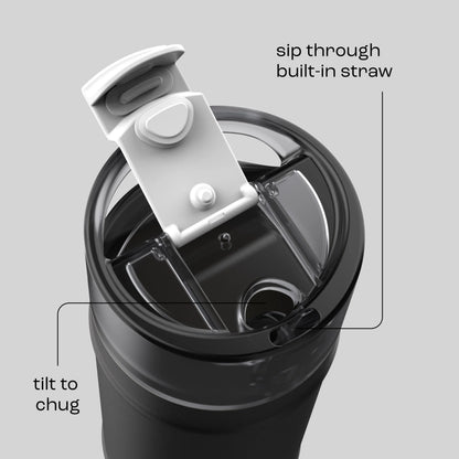 bubba 18 oz DualSip Insulated Stainless Steel Water Bottle -  Office Siren - US 2717