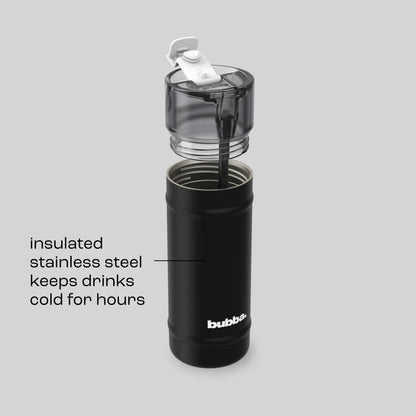 bubba 18 oz DualSip Insulated Stainless Steel Water Bottle -  Office Siren - US 2717