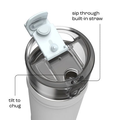 bubba 24 oz DualSip Insulated Stainless Steel Water Bottle - Fresh Kicks - US 4180