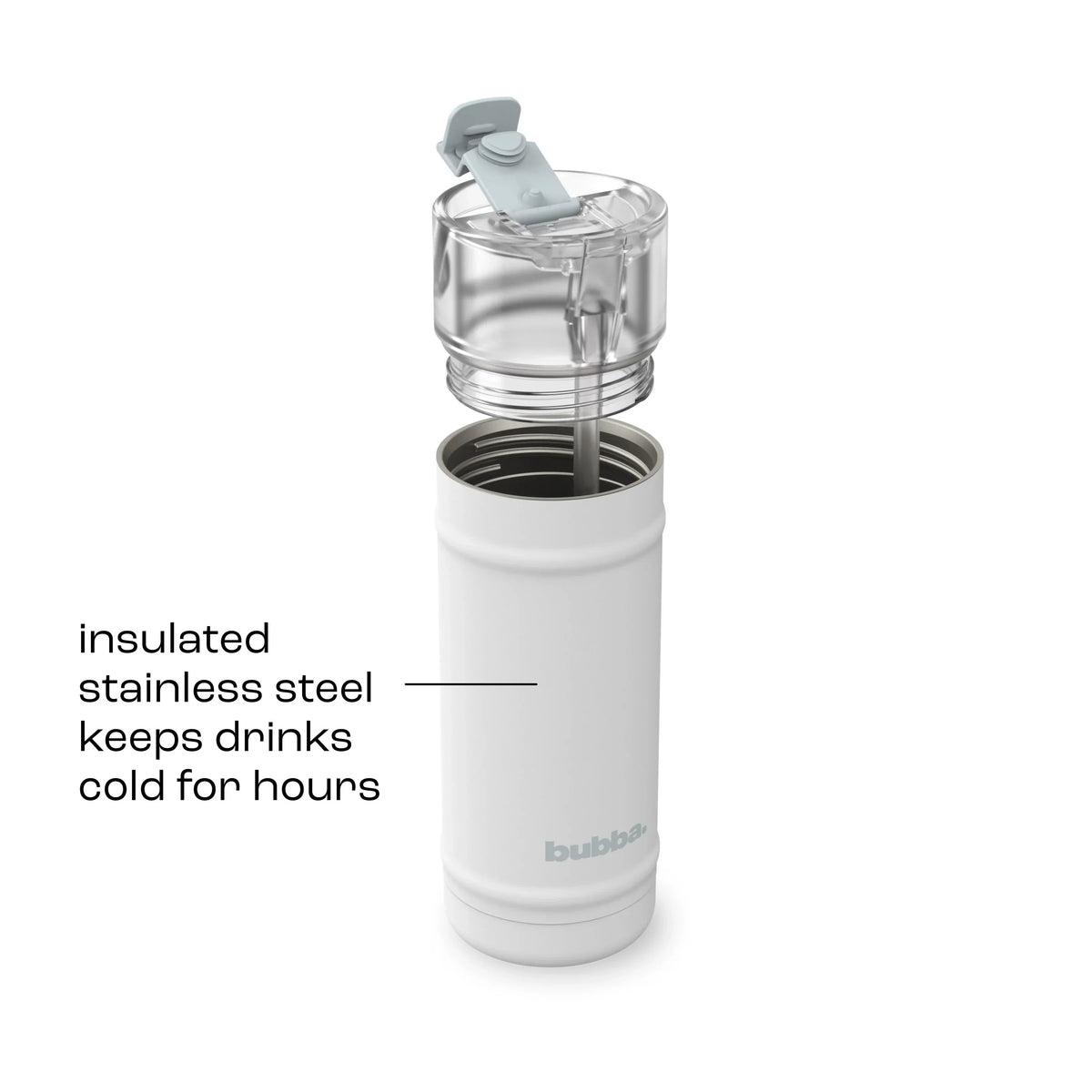 bubba 18 oz DualSip Insulated Stainless Steel Water Bottle - Fresh Kicks - US 5088